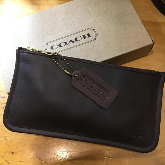 COACH(コーチ)の送料込み 本革 オールドコーチ 小物入れ メンズのバッグ(セカンドバッグ/クラッチバッグ)の商品写真