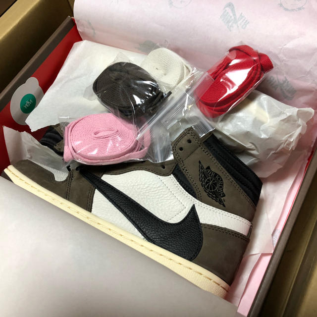 NIKE(ナイキ)のnike air jordan 1 travis scott メンズの靴/シューズ(スニーカー)の商品写真