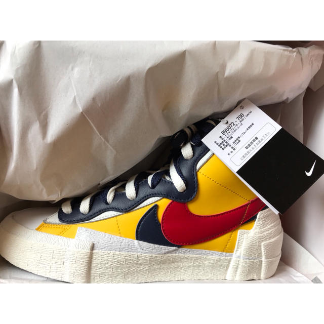 靴/シューズ26cm 新品未着用 sacai × NIKE BLAZER MID