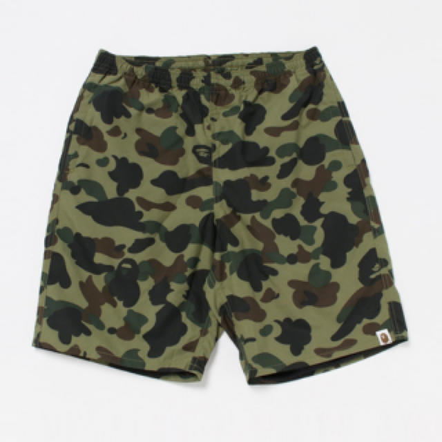 希少XXL A BATHING APE 1st Camo Beach PANTS - ショートパンツ