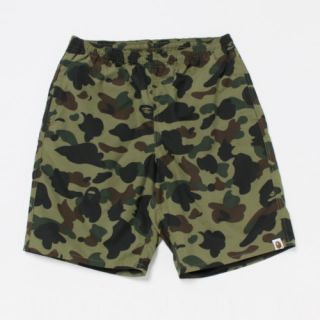 アベイシングエイプ(A BATHING APE)のBAPE 1ST CAMO BEACH SHORTS S(ショートパンツ)