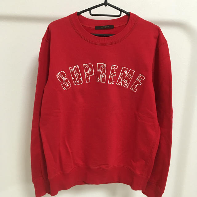 M supreme LOUIS VUITTON モノグラムアーチロゴスウェット くらしを