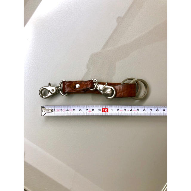 DIESEL(ディーゼル)のディーゼル  key ring brown leather メンズのファッション小物(キーホルダー)の商品写真