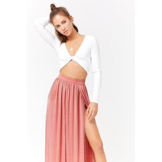 フォーエバートゥエンティーワン(FOREVER 21)のforever21 スリットマキシスカート(ロングスカート)