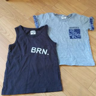 ブランシェス(Branshes)のブランシェス  120センチ  二枚セット  Tシャツ  タンクトップ(Tシャツ/カットソー)