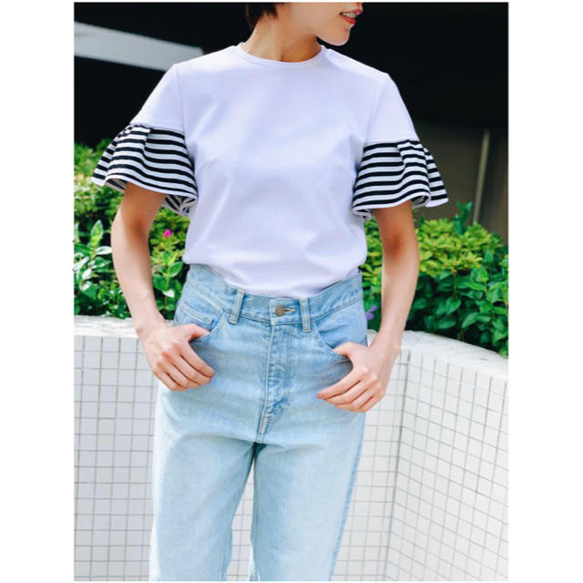 【現品限り一斉値下げ!】 - ENFOLD 値下げ! トップス balcony at borders Tシャツ(半袖/袖なし) 【現品限り一斉値下げ!】 - ENFOLD 値下げ! トップス balcony at borders Tシャツ(半袖/袖なし)