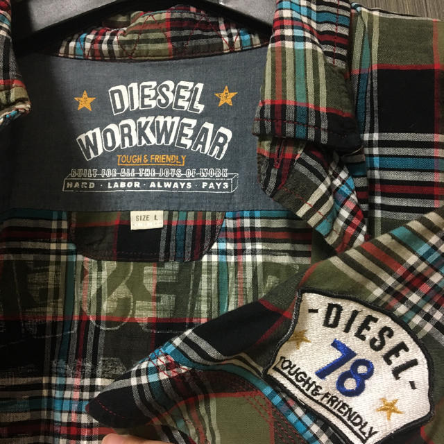 DIESEL(ディーゼル)のDIESEL WORKWEAR  ☆ シャツＬ メンズのトップス(シャツ)の商品写真