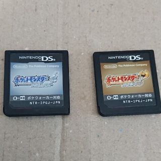 ニンテンドーDS(ニンテンドーDS)のポケットモンスター ハートゴールド ソウルシルバー セット(携帯用ゲームソフト)