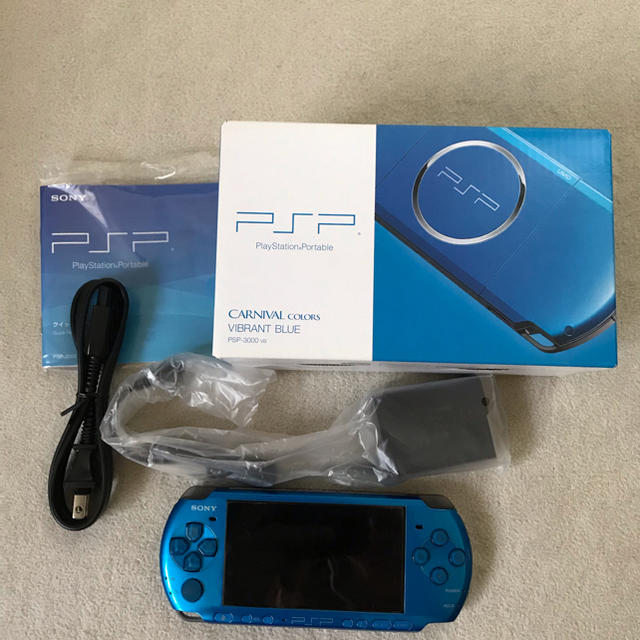 psp-3000  ブルー