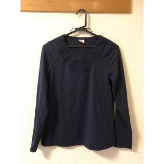 ザラキッズ(ZARA KIDS)の【未使用品】ZARA KIDS ネイビー カットソー(カットソー(長袖/七分))