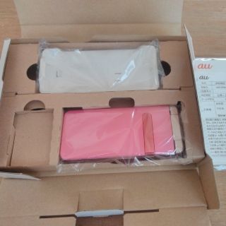 エーユー(au)のau KYY06  中古　美品　ピンク(携帯電話本体)