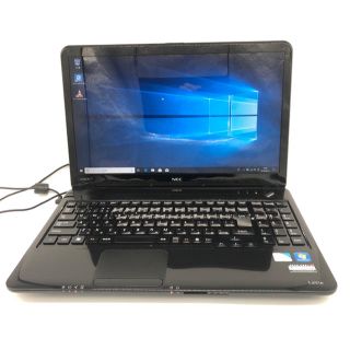 エヌイーシー(NEC)のWindows10 NEC プレシャスブラック ノートパソコン オフィス搭載(ノートPC)