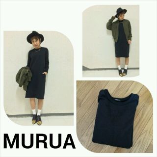 ムルーア(MURUA)のMURUA♡スウェットワンピ(ロングワンピース/マキシワンピース)