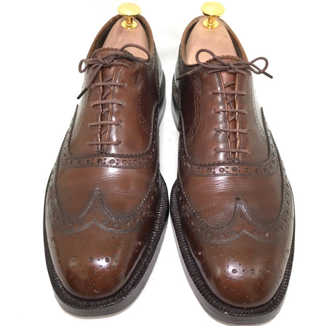 JOHNSTON & MURPHY アリストクラフト US7.5/25.5cmSCOTCHGRAIN