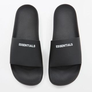 フィアオブゴッド(FEAR OF GOD)のfog essentials サンダル 新品 US11 黒 エッセンシャルズ(サンダル)