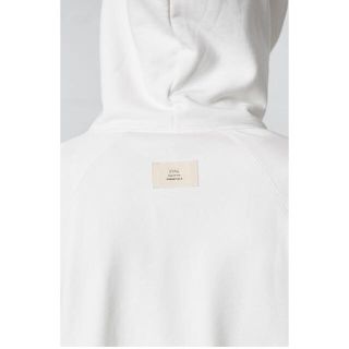 フィアオブゴッド(FEAR OF GOD)のfog essentials 半袖パーカー L 白 新品 エッセンシャルズ(パーカー)