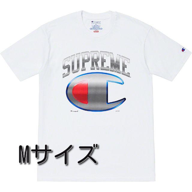 Supreme(シュプリーム)のSupreme Champion Chrome S/S Top White M メンズのトップス(Tシャツ/カットソー(半袖/袖なし))の商品写真