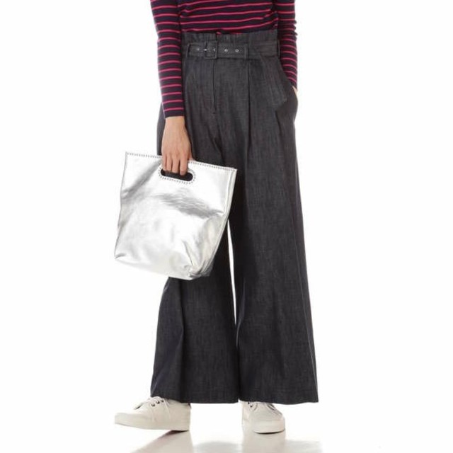 ANGLOBAL SHOP - 【新品・未使用】デニムタックワイドパンツ ANGLOBALSHOP