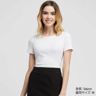 ユニクロ(UNIQLO)の専用　ユニクロ　クルーネック　リブT(Tシャツ(半袖/袖なし))