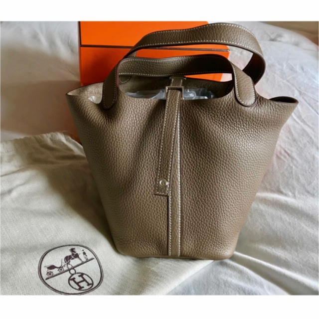 Hermes(エルメス)の【miko様専用】エルメスピコタンロックPM エトープ シルバー金具 レディースのバッグ(ハンドバッグ)の商品写真