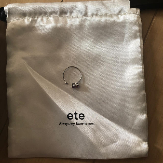 ete(エテ)の白楽天様専用　ピンキーリング レディースのアクセサリー(リング(指輪))の商品写真