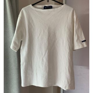 セントジェームス(SAINT JAMES)のSaint James ポートネックT オフホワイト サイズ5-46(Tシャツ/カットソー(半袖/袖なし))