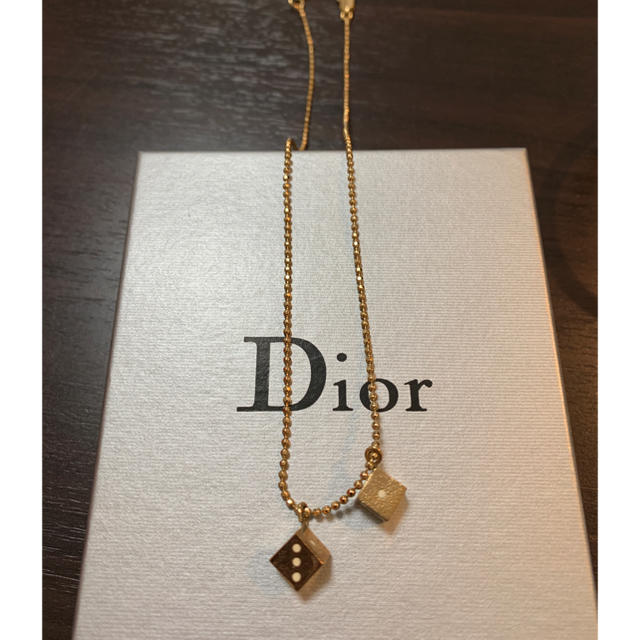 Christian Dior - Christian Dior ディオール ネックレス サイコロの通販 by りぃ's shop｜クリスチャン
