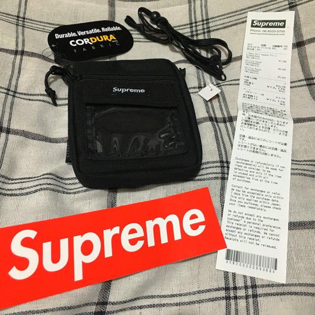 Supreme utility pouch bag  19SS Black