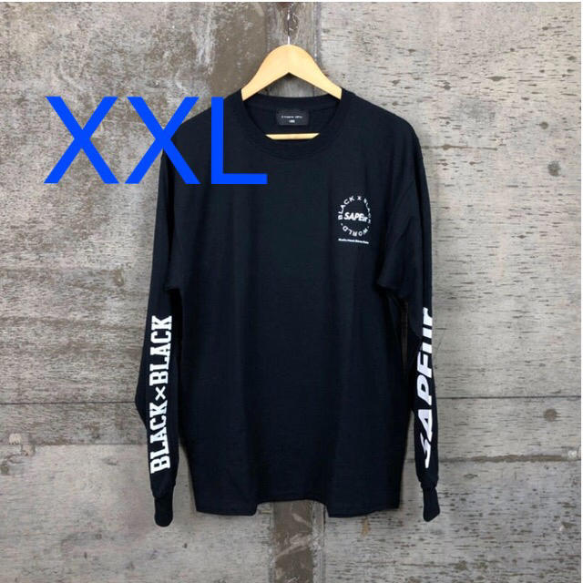 特売 Supreme XXL black black×  SAPEur mana様専用 - Tシャツ/カットソー(七分/長袖)