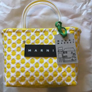 マルニ(Marni)のMARNI マルニ カフェ ピクニック カゴ かご バッグ(かごバッグ/ストローバッグ)