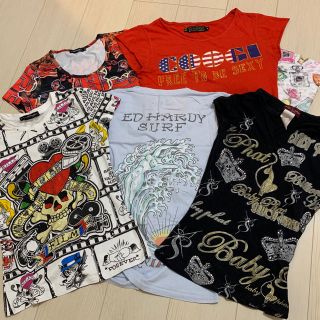 エドハーディー(Ed Hardy)の【美品！】☆日本未入荷☆レディースTシャツ 6枚セット (Sサイズ)(Tシャツ(半袖/袖なし))