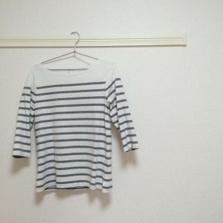 ムジルシリョウヒン(MUJI (無印良品))の無印 バスクシャツ 七分袖(Tシャツ(長袖/七分))