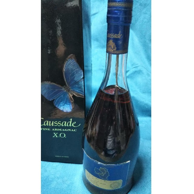 稀少レア、Ｃaussade'FINE ARMAGNAC'ＸＯブランデー箱付きです