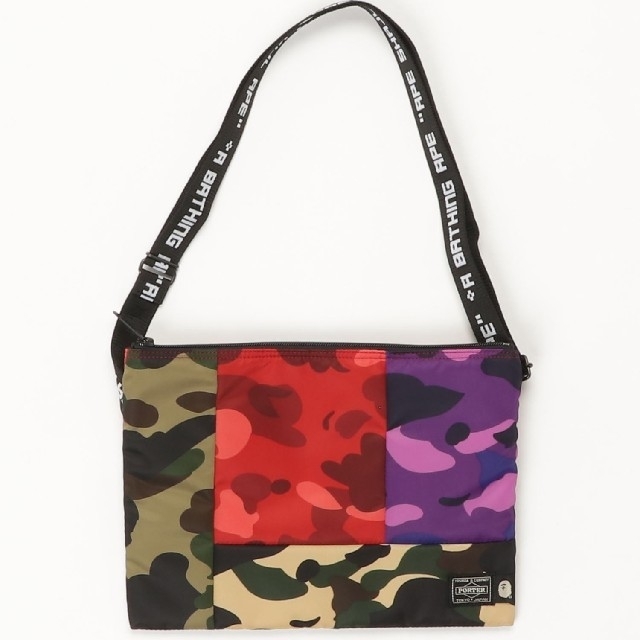 A BATHING APE(アベイシングエイプ)のPORTER MIX CAMO SACOCHE メンズのバッグ(ショルダーバッグ)の商品写真