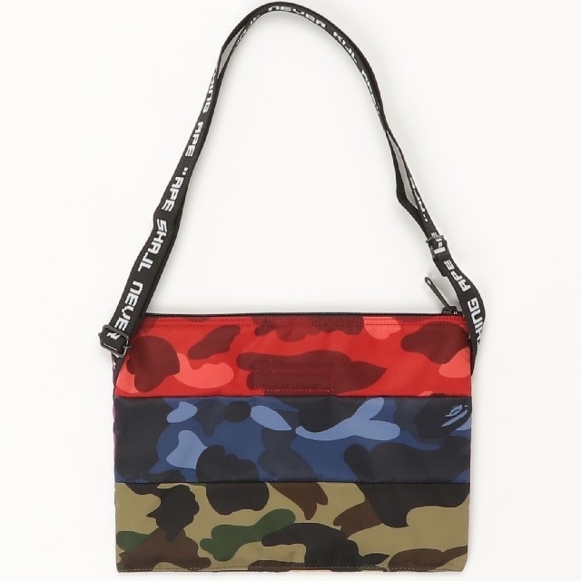 A BATHING APE(アベイシングエイプ)のPORTER MIX CAMO SACOCHE メンズのバッグ(ショルダーバッグ)の商品写真