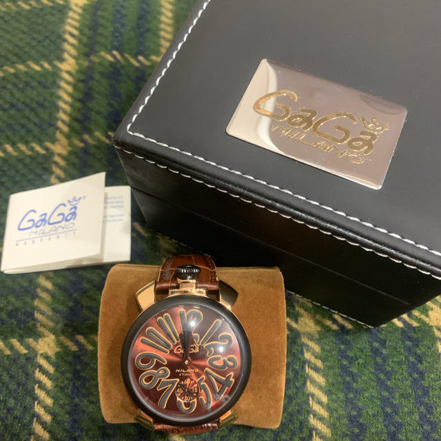 GaGa MILANO - ガガ・ミラノ 腕時計 自動巻の通販 by たっちゃん3195's shop｜ガガミラノならラクマ