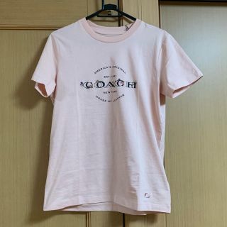 コーチ(COACH)の最終値下げ！coach tシャツ コーチ くすみピンク(Tシャツ(半袖/袖なし))