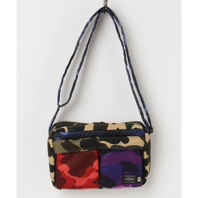 PORTER MIX CAMO SHOULDER BAG