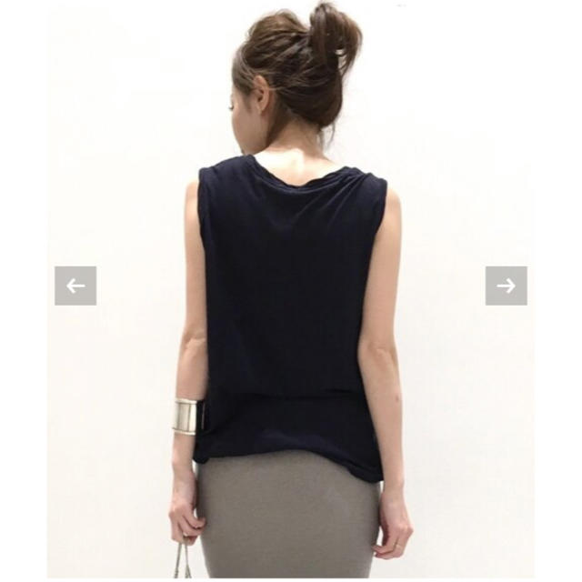 L'Appartement JAMES PERSE Tank Top ネイビー