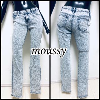 マウジー(moussy)のmoussy＊レオパードデニム(デニム/ジーンズ)