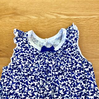 プチバトー(PETIT BATEAU)のプチバトー★ノースリーブロンパース(ロンパース)