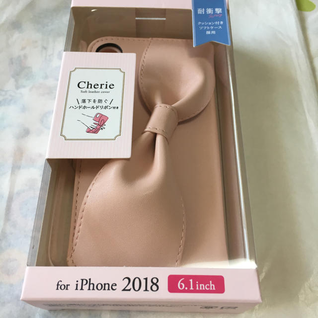 ELECOM - iPhone XR ケース 手帳型  ハンドホールドリボン付き ピンクの通販 by くるみ's shop ｜エレコムならラクマ