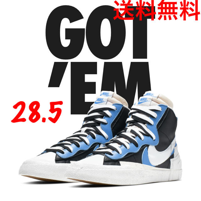 sacai(サカイ)のナイキブレーザー MID sacai NIKE BLAZER 28.5 10.5 メンズの靴/シューズ(スニーカー)の商品写真