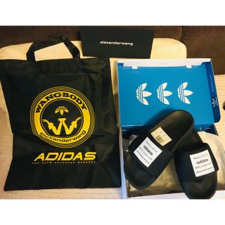 アレキサンダーワン(Alexander Wang)のAlexanderWang×adidas新品未使用。袋付き！更に大幅値下げ！(サンダル)