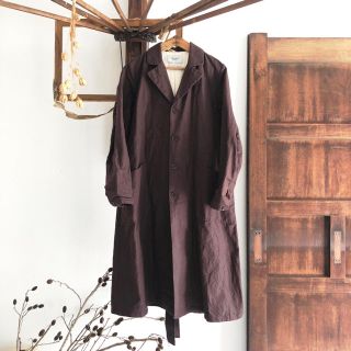 ヤエカ(YAECA)のYAECA ヤエカ  リネン混 A line Atelier Coat (ロングコート)