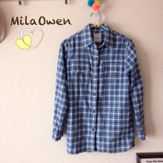 ミラオーウェン(Mila Owen)のMilaOwen＊チェックネルシャツ(シャツ/ブラウス(長袖/七分))