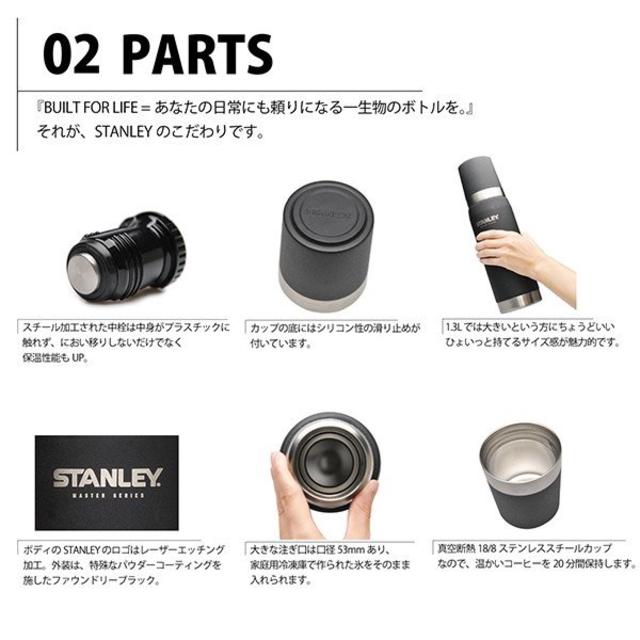 Stanley(スタンレー)のSTANLEY スタンレーマスター真空ボトル0.75L 水筒 02660-005 スポーツ/アウトドアのアウトドア(その他)の商品写真