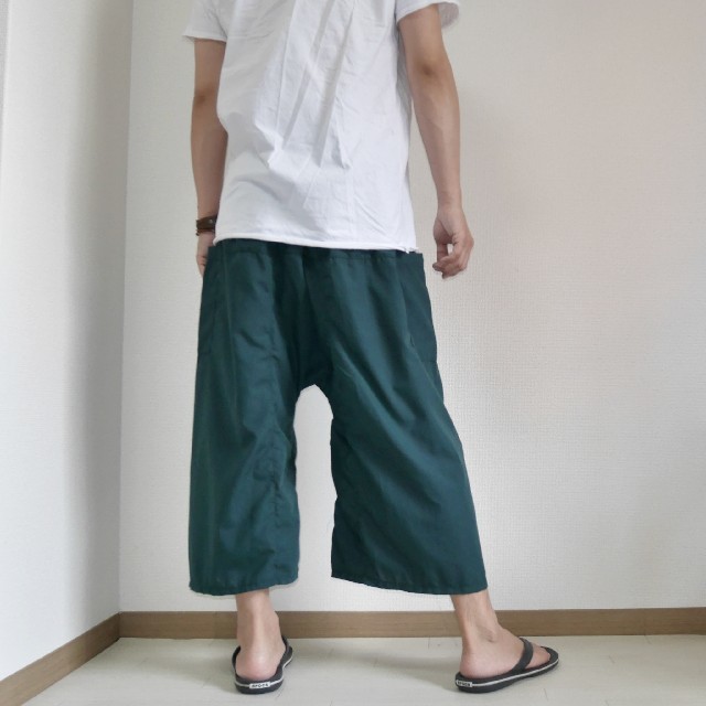 セール中！ green ちょい サルエル ワイドパンツ メンズのパンツ(サルエルパンツ)の商品写真