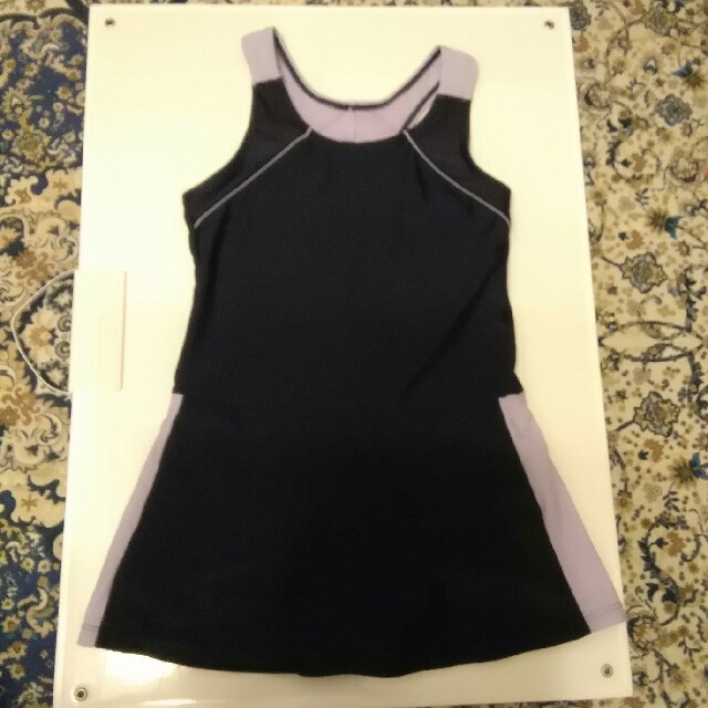 スクール水着130cm(Bﾀｲﾌﾟ)ﾊﾟｰﾌﾟﾙ キッズ/ベビー/マタニティのキッズ服女の子用(90cm~)(水着)の商品写真