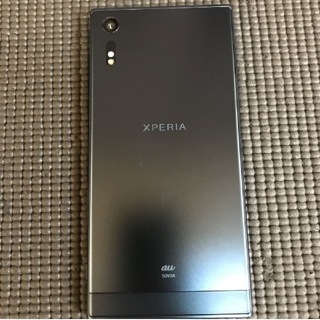 スマートフォン/携帯電話au Xperia XZ  SOV34 ブルー　本体のみ　美品（おまけ付）